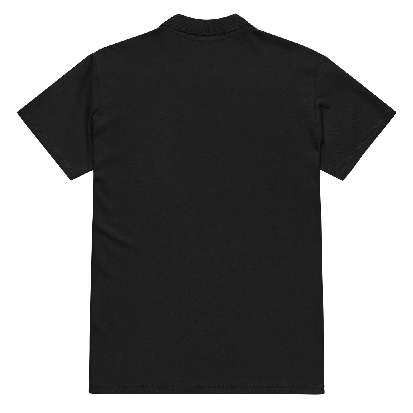 COMO Embroidered Polo Shirt back view in soft ring-spun cotton fabric