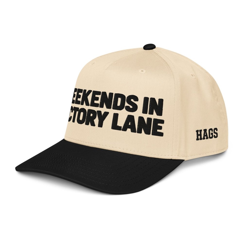 Weekends in Victory Lane Racing Hat streetwear clothing college style outfit