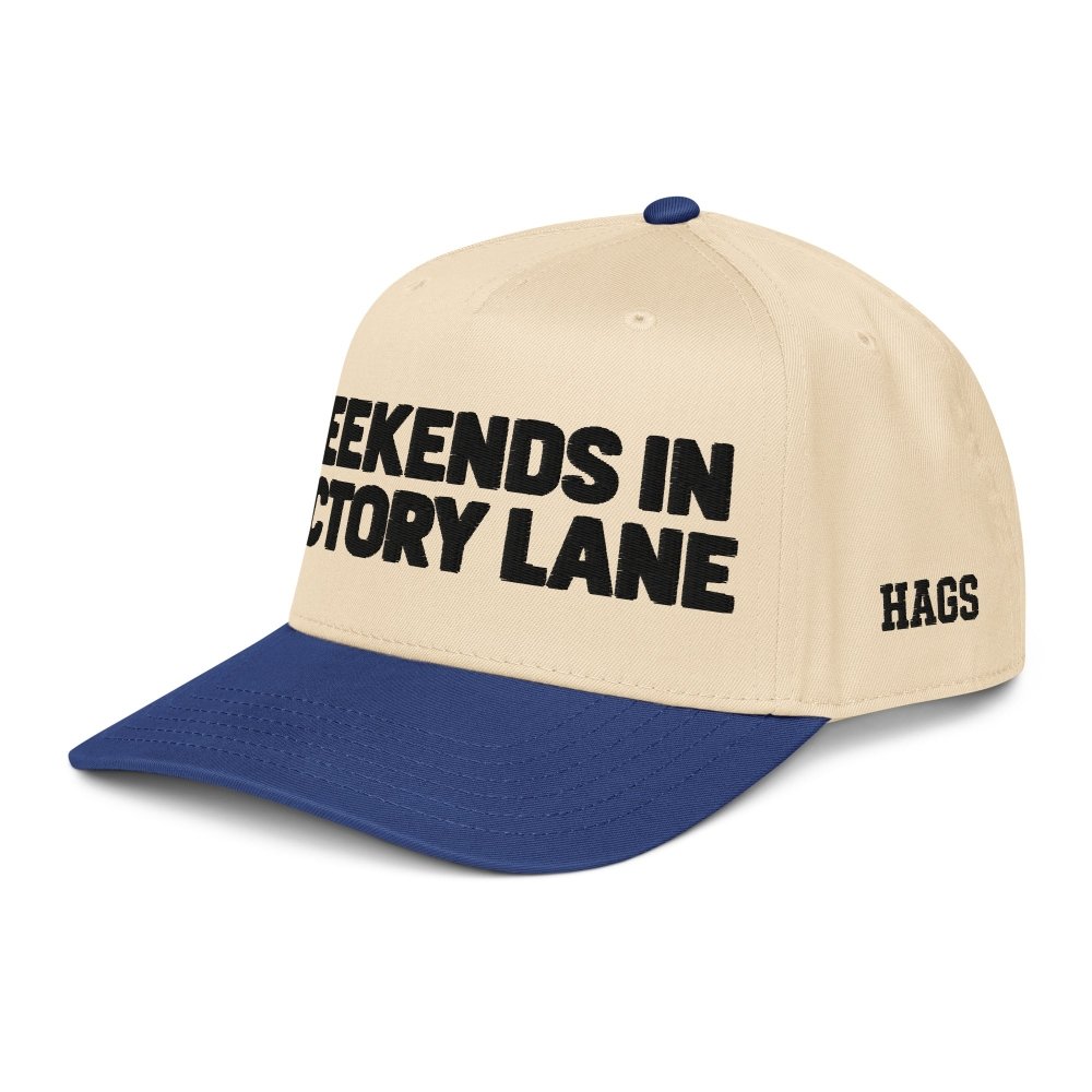 Weekends in Victory Lane Racing Hat streetwear clothing college style outfit
