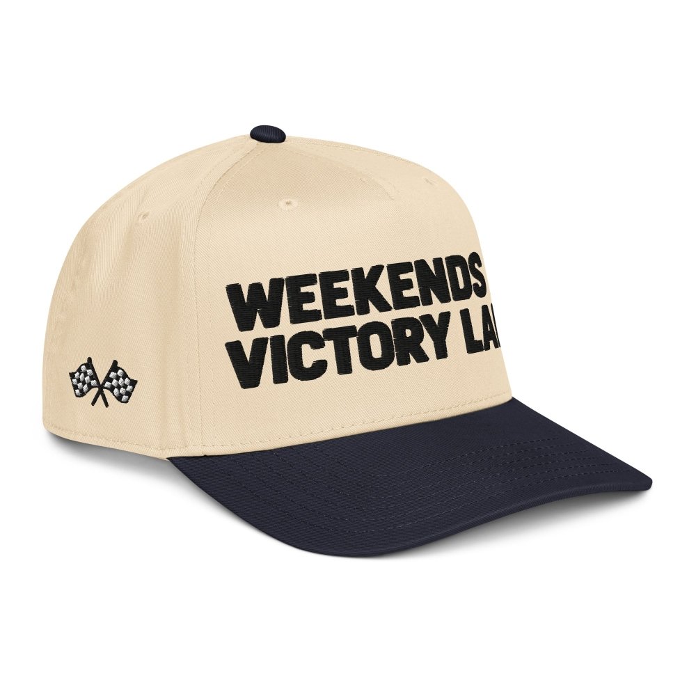 Weekends in Victory Lane Racing Hat streetwear clothing college style outfit