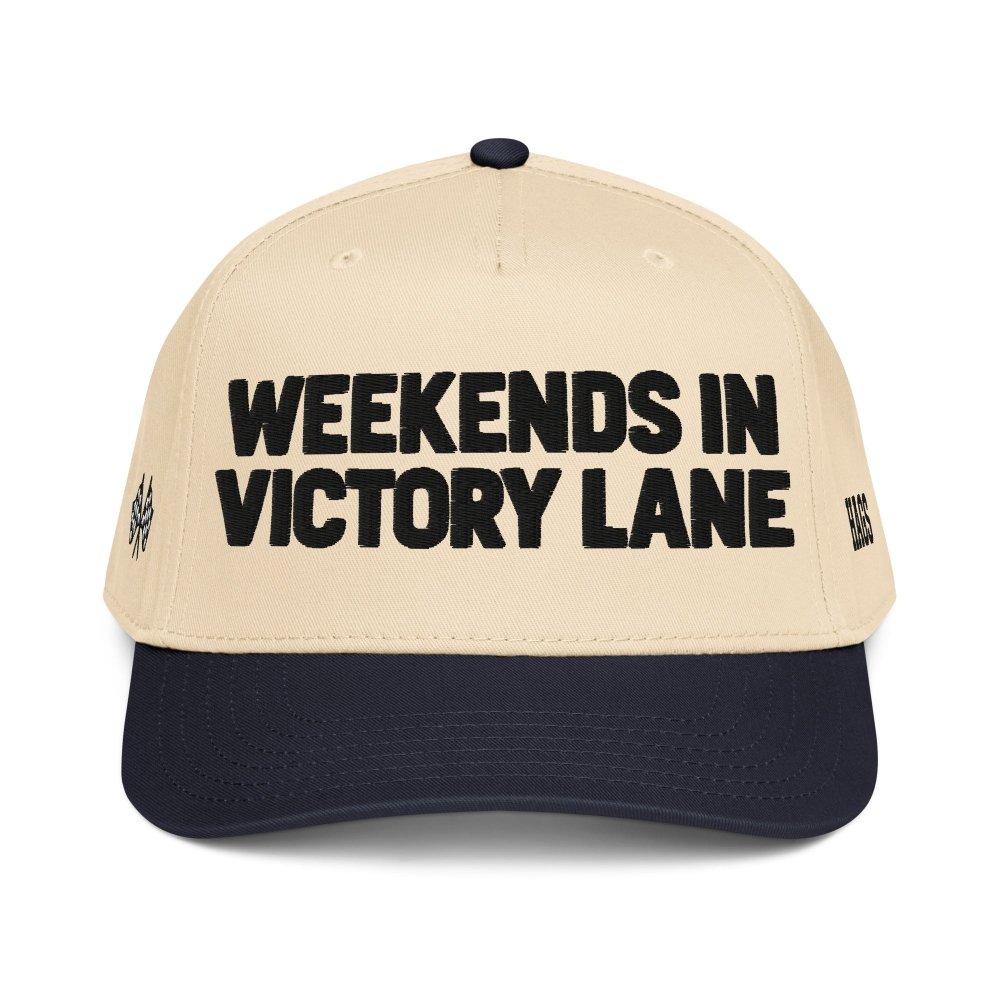 Weekends in Victory Lane Racing Hat streetwear clothing college style outfit