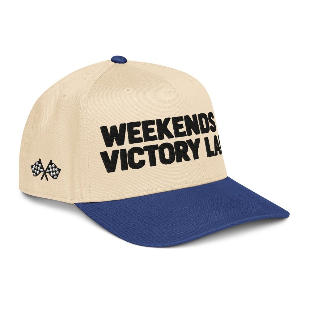 Weekends in Victory Lane Racing Hat streetwear clothing college style outfit