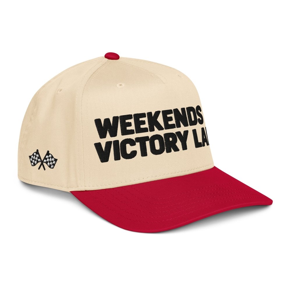 Weekends in Victory Lane Racing Hat streetwear clothing college style outfit